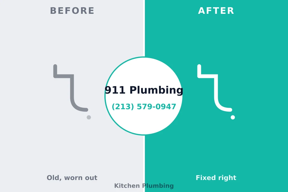 Before and after: plumbing repair Fordyce, AR